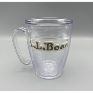 L L Bean Tervis Clear Mug Insulated 16 fl oz Hot Cold Tumbler‎ Handle L.L.Bean